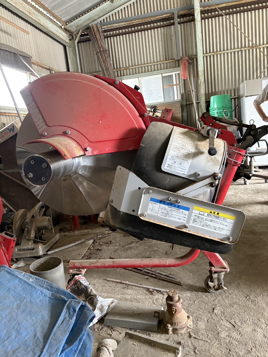 宮崎県コバシ　あぜぬり機　BR750MH